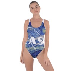 Vincent Van Gogh Starry Night Art Painting Planet Galaxy Bring Sexy Back Swimsuit by Mog4mog4