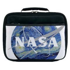 Vincent Van Gogh Starry Night Art Painting Planet Galaxy Lunch Bag by Mog4mog4