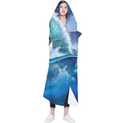 Orca Wave Water Underwater Wearable Blanket