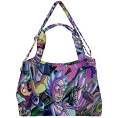 Cartoon Parody Time Travel Ultra Pattern Double Compartment Shoulder Bag by Mog4mog4