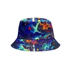 Cartoon Parody In Outer Space Bucket Hat (kids) by Mog4mog4