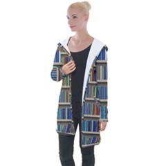 Bookshelf Longline Hooded Cardigan by Mog4mog4