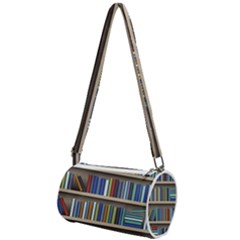 Bookshelf Mini Cylinder Bag by Mog4mog4