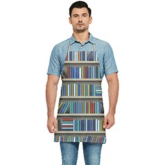 Bookshelf Kitchen Apron by Mog4mog4