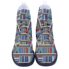 Bookshelf High-top Canvas Sneakers by Mog4mog4