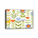 Seamless Pattern With Various Flowers Leaves Folk Motif Mini Canvas 6  x 4  (Stretched) View1