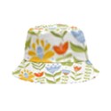 Seamless Pattern With Various Flowers Leaves Folk Motif Inside Out Bucket Hat View1