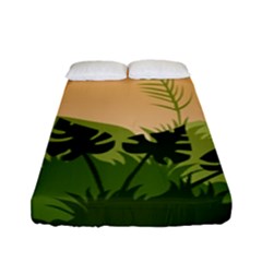 Forest Images Vector Fitted Sheet (full/ Double Size) by Mog4mog4