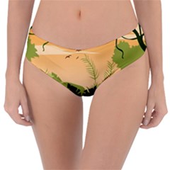 Forest Images Vector Reversible Classic Bikini Bottoms by Mog4mog4