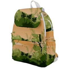 Forest Images Vector Top Flap Backpack by Mog4mog4