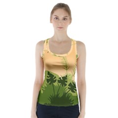 Forest Images Vector Racer Back Sports Top by Mog4mog4