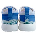 Illustration Landscape Sea Ocean Waves Beach Blue Women Athletic Shoes View4