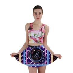 Abstract Sphere Room 3d Design Shape Circle Mini Skirt by Mog4mog4