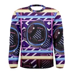 Abstract Sphere Room 3d Design Shape Circle Men s Long Sleeve Tee