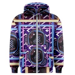 Abstract Sphere Room 3d Design Shape Circle Men s Zipper Hoodie