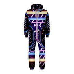 Abstract Sphere Room 3d Design Shape Circle Hooded Jumpsuit (kids)