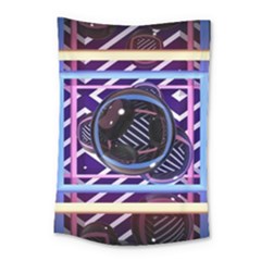 Abstract Sphere Room 3d Design Shape Circle Small Tapestry