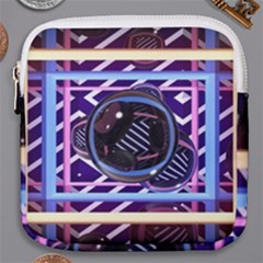 Abstract Sphere Room 3d Design Shape Circle Mini Square Pouch by Mog4mog4