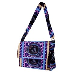 Abstract Sphere Room 3d Design Shape Circle Full Print Messenger Bag (m) by Mog4mog4