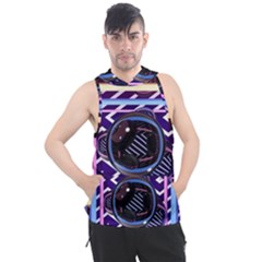 Abstract Sphere Room 3d Design Shape Circle Men s Sleeveless Hoodie by Mog4mog4