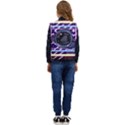 Abstract Sphere Room 3d Design Shape Circle Kid s Short Button Up Puffer Vest	 View4