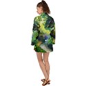 Landscape Illustration Nature Forest River Water Long Sleeve Kimono View2