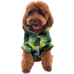 Landscape Illustration Nature Forest River Water Dog Coat by Mog4mog4