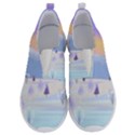 Vector Winter Landscape Sunset Evening Snow No Lace Lightweight Shoes View1