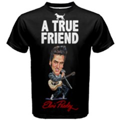  Elvis Presley A True Friend - Men s Cotton Tee by elvispresleystore