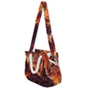 Nature Wallpaper Vulcanic Landscape Rope Handles Shoulder Strap Bag View1