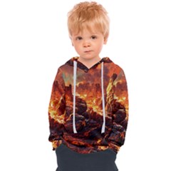 Nature Wallpaper Vulcanic Landscape Kids  Overhead Hoodie