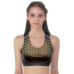 Horizon Sempiternal Bring Abstract Pattern Sports Bra by Bakwanart