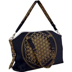 Horizon Sempiternal Bring Abstract Pattern Canvas Crossbody Bag by Bakwanart