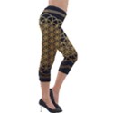 Horizon Sempiternal Bring Abstract Pattern Lightweight Velour Capri Leggings  View4