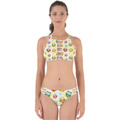 Owl Bird Cartoon Perfectly Cut Out Bikini Set by Bakwanart