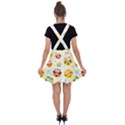 Owl Bird Cartoon Velvet Suspender Skater Skirt View2