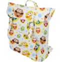 Owl Bird Cartoon Buckle Up Backpack View1