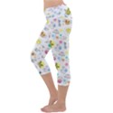 Summer Pattern Colorful Drawing Doodle Capri Yoga Leggings View2