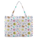 Summer Pattern Colorful Drawing Doodle Zipper Medium Tote Bag View1