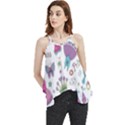 Princess Element Background Material Flowy Camisole Tank Top View1