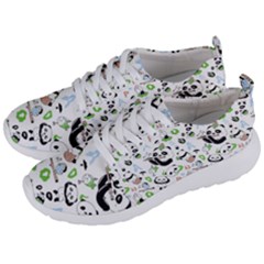 Giant Panda Bear Pattern Men s Lightweight Sports Shoes by Bakwanart