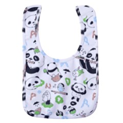 Giant Panda Bear Pattern Baby Bib by Bakwanart