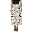 Giant Panda Bear Pattern Classic Midi Chiffon Skirt View1