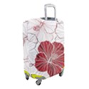 Red Hibiscus Flowers Art Luggage Cover (Small) View2