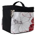 Red Hibiscus Flowers Art Make Up Travel Bag (Small) View1