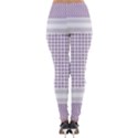 Square Purple Pattern Bead Purple Keffiyeh Purple Geometric Headdress Angle Violet Rectangle Lightweight Velour Leggings View2