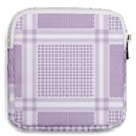 Square Purple Pattern Bead Purple Keffiyeh Purple Geometric Headdress Angle Violet Rectangle Mini Square Pouch View2