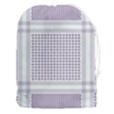 Square Purple Pattern Bead Purple Keffiyeh Purple Geometric Headdress Angle Violet Rectangle Drawstring Pouch (3XL) View1