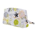 Doodle Flowers Hand Drawing Pattern Wristlet Pouch Bag (Medium) View2