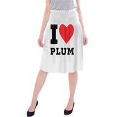 I Love Plum Midi Beach Skirt by ilovewhateva